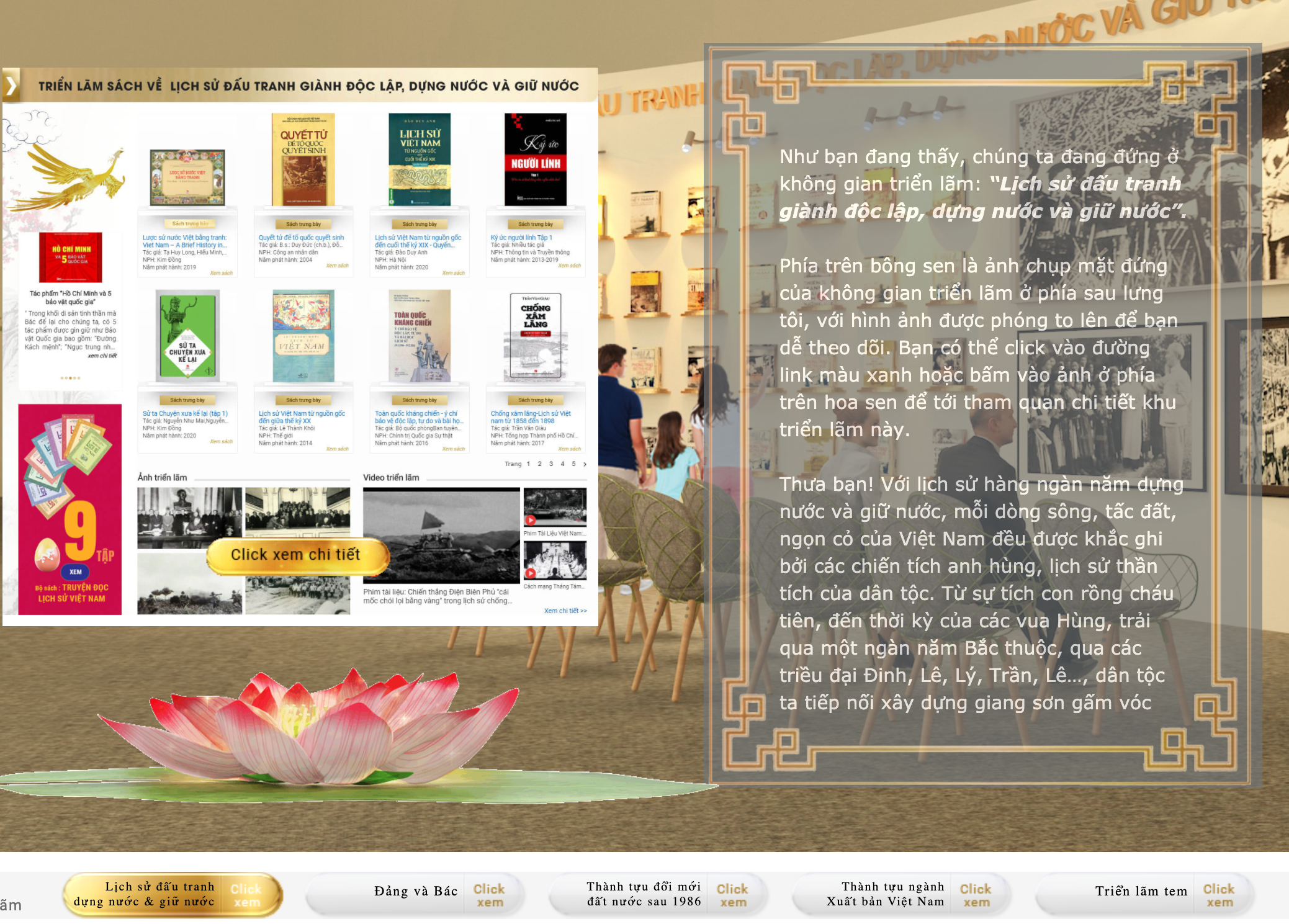 Xây dựng sàn Triển lãm trực tuyến mừng Quốc Khánh nước CHXHCN Việt Nam